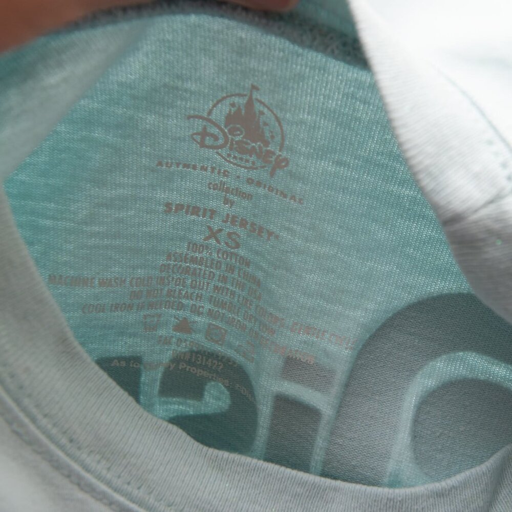Walt Disney World Arendelle Spirit Jersey Filter Silver Aqua Blue Size XS - Picture 4 of 7